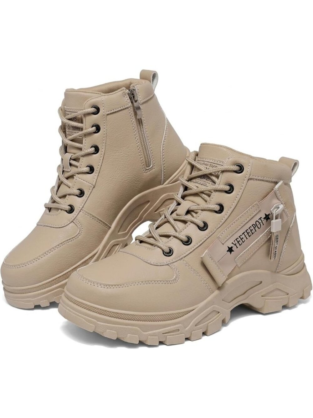 Stylish Women's Lace-Up Ankle Boots | Outdoor Anti-Slip Booties & Sneakers